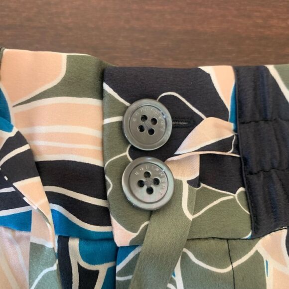 Equipment suzette drawstring floral print 100% silk pant💥size M, L, XL, NWT - Picture 7 of 13